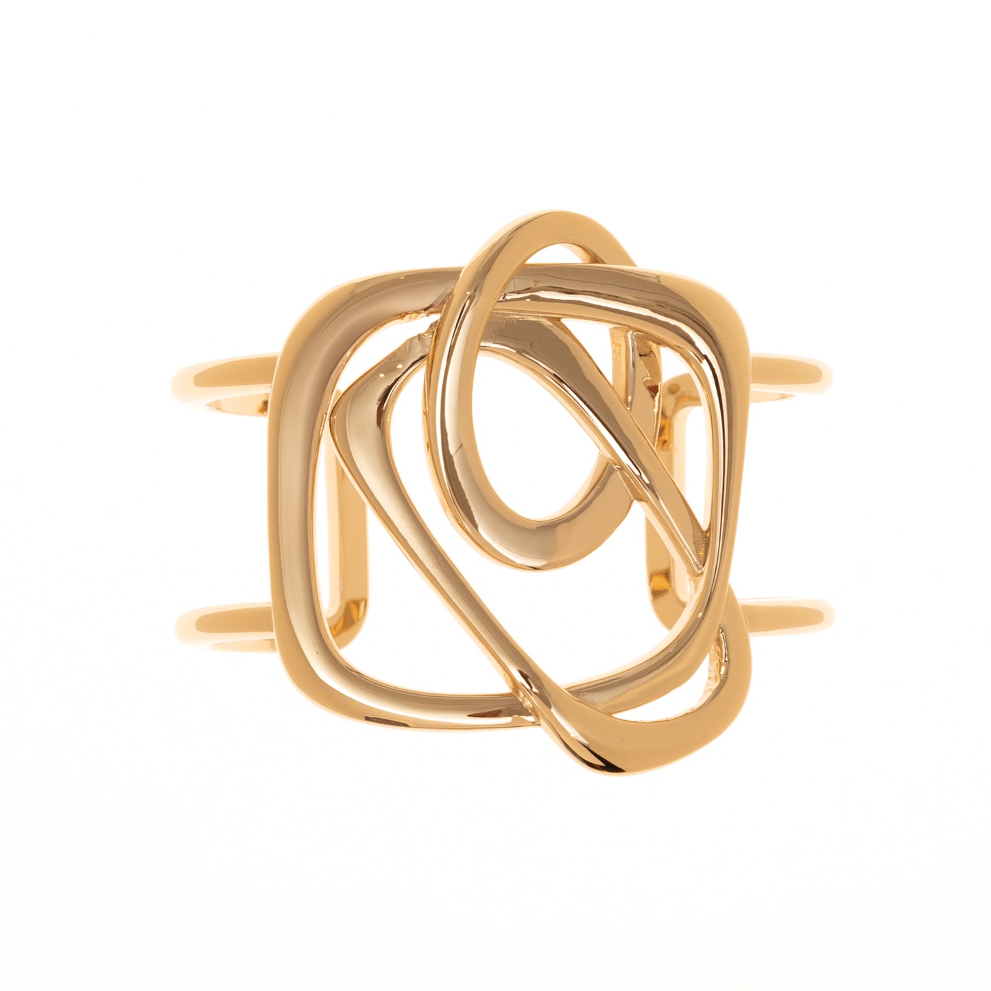 Bracciale rigido grande armonia geometrica