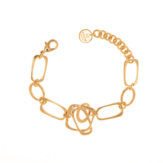 Bracciale snodato armonia geometrica