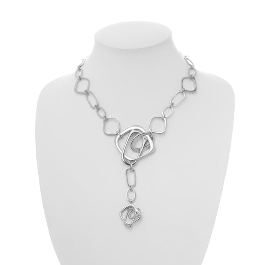 Collana con pendente armonia geometrica