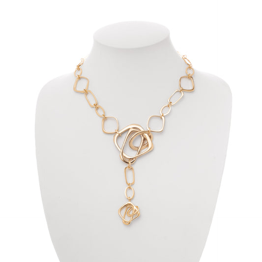 Collana con pendente armonia geometrica